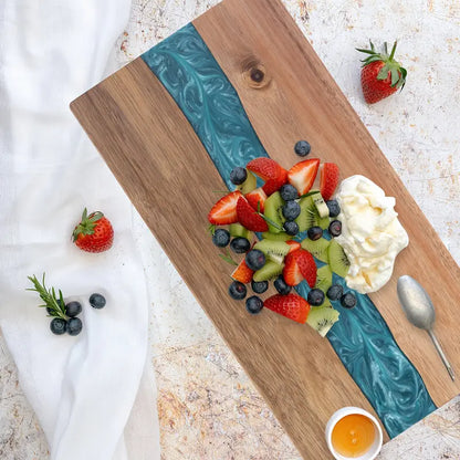 River Resin Charcuterie Board