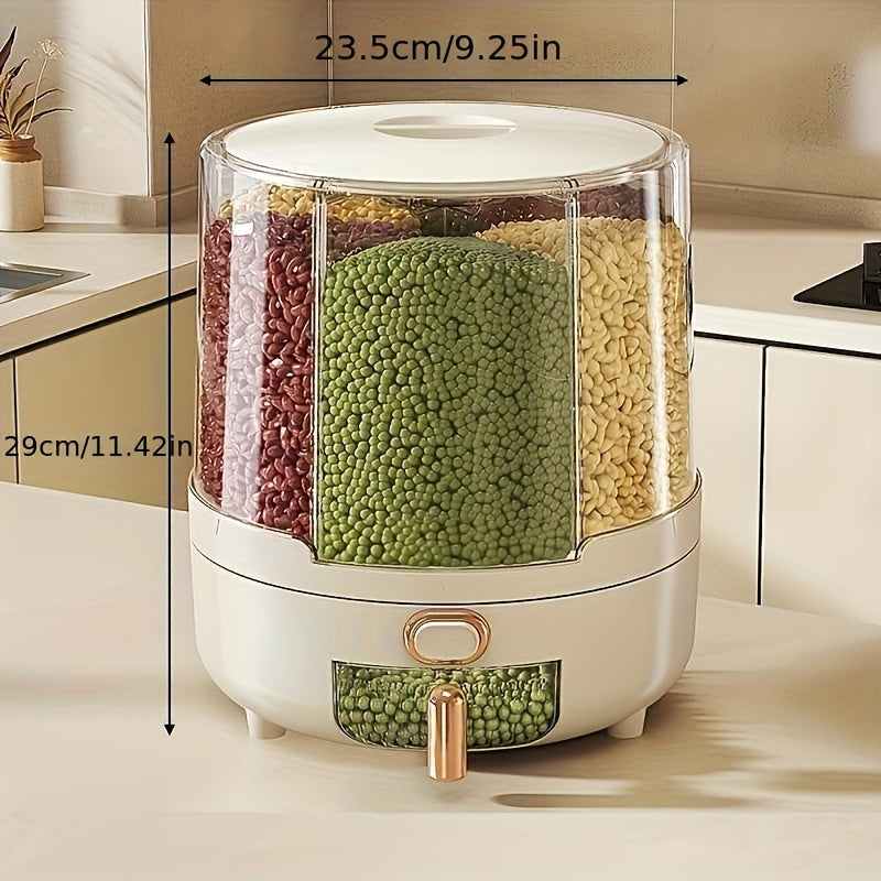 Rotating Airtight Grain Dispenser