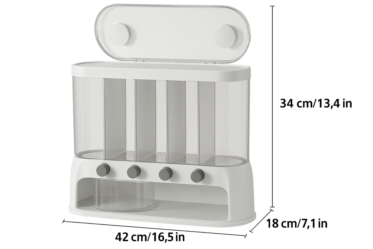 Multi Compartment Grain Container